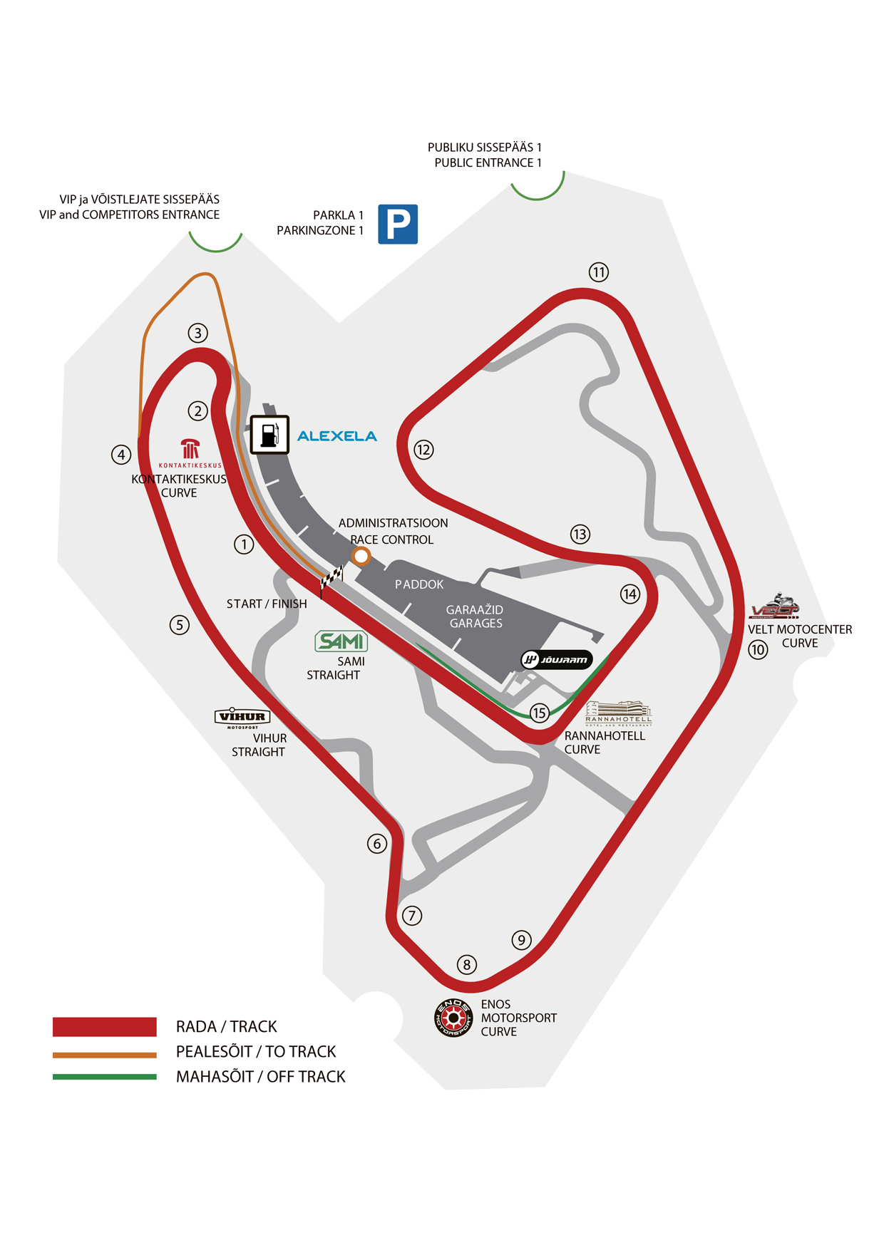 Detailed track image